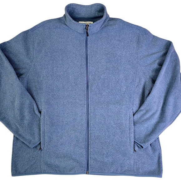 Amazon Essentials Other - Amazon Essentials Mens Size XXL Polar Fleece Full Zip Jacket Light Powdered Blue